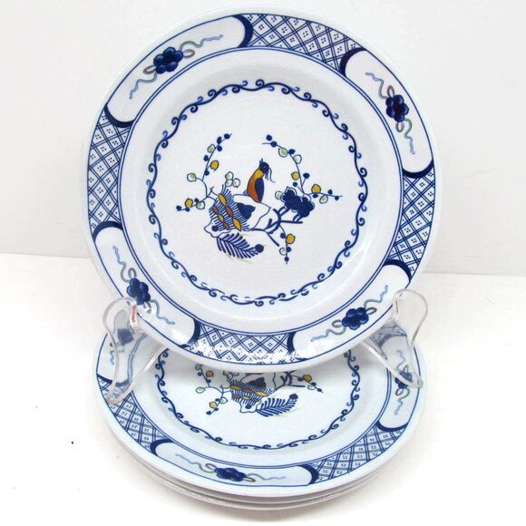 Wedgwood Volendam  Set Of Four 6 1/4" Bread Butter Dessert  Made In England - Picture 8 of 8